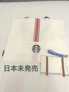限定品　スタバ　韓国限定　夏　トートバッグ　ポーチ