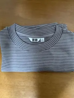 UNIQLO U エアリズムコットンオーバーサイズボーダーT S