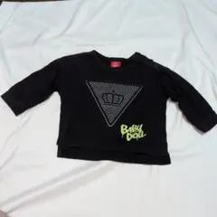 BABYDOLL ベビー 長袖Tシャツ ブラック 80cm