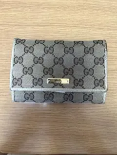 Ayaiwata さま専用　GUCCI 二つ折り財布 キャンバスのサムネイル
