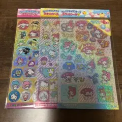 サンリオキャラクターズ　キラッとシール　3枚セット
