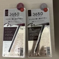 【新品未開封】3650 リキッドアイライナー 2本セット グレー バーガンディのサムネイル