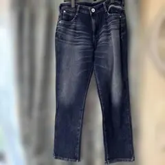 EDWIN ダークブルー ストレートデニム