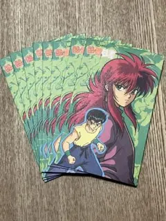 124 幽遊白書 ポチ袋 紙袋 お年玉袋 幽☆遊☆白書 90年代 冨樫義博