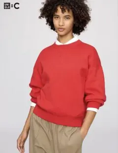 ユニクロC スムースコットンクルーネックセーター