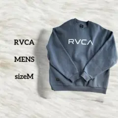 RVCA トレーナー M スウェット メンズM ルーカ ブルー ビックシルエット