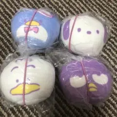 早い者勝ち！すき家 はぴだんぶい マスコット ぬいぐるみ 4点 サンリオ