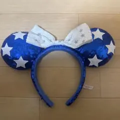 ミニーカチューシャ 星リボン付き