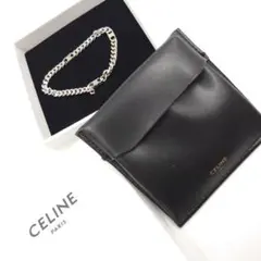 箱ポーチ付き CELINE セリーヌ トリオンフ ブレスレット シルバーのサムネイル