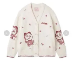 ジェラートピケ ドラミちゃんベビモコジャガードカーディガン