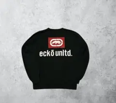 Ecko Unltd エコーアンリミテッド 刺繍ロゴ バックプリント トレーナー