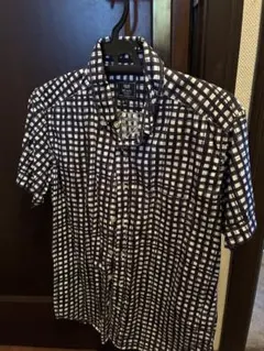 BEAMS HEART 半袖シャツ チェック 総柄のサムネイル