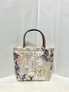 帯リメイク　バッグ　桜