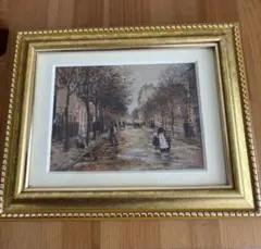リアリズム農作業絵画 金色フレーム付き - メルカリ