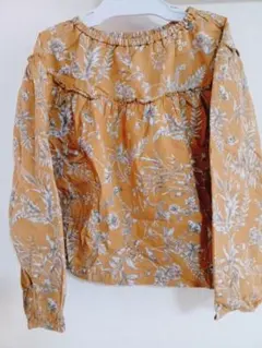 新品　未使用品　女の子　トップス　薄手の長袖120cm　茶色