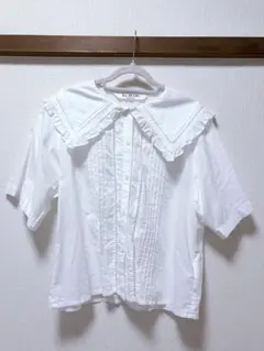 ✨最終価格✨Ray BEAMS ビッグカラー フリル ブラウスのサムネイル