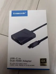 Lemorele USB-C to Dual HDMI Adapter