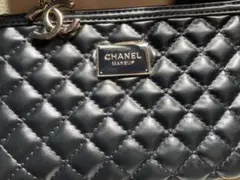 新品未使用！CHANEL ノベルティ ポーチ ブラック キルティング