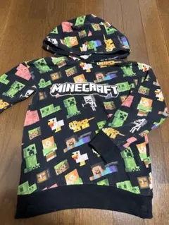 マイクラ　マインクラフト　Ｈ＆Ｍ　総柄パーカー