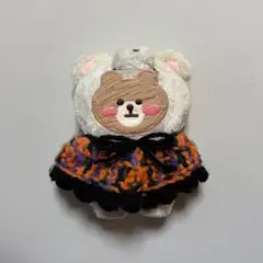 いつぬい ぬい服 かぎ針編み ポンチョ ハロウィンカラー
