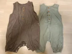 UNIQLO　ノースリーブロンパース　2着セット