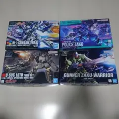 未組立 鉄血系HGガンプラ 3体セット バルバトスルプス 漏影 百錬