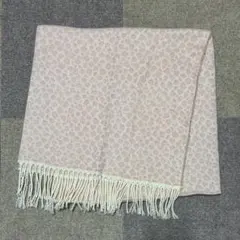 ストールマフラー レオパード柄 レディース ピンク