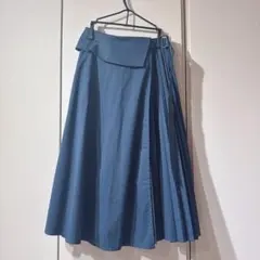 snidel 紺 プリーツデザインスカート