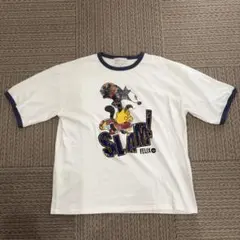 FELIX THE CAT プリント リンガーTシャツ
