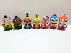 あつまれアンパンマン　彩色済みソフビ人形　7個セット
