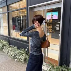 moussy ルミネ限定 2WAY VELOUR TOP - メルカリ
