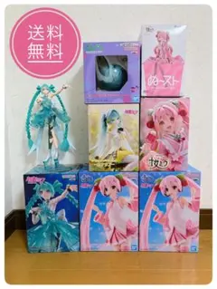 初音ミク 桜ミク フィギュア まとめ売り 7点セット
