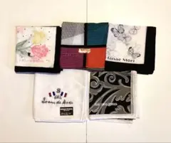 【新品未使用】ブランドハンカチ 5枚セット