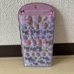 新品　正規品　コットンパフィーシール　マイメロ　クロミ