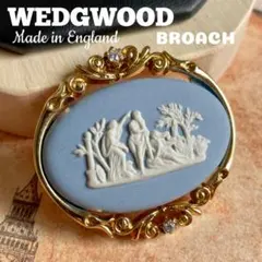 A22 WEDGWOOD イギリス製 ウェッジウッド ヴィンテージ ブローチのサムネイル