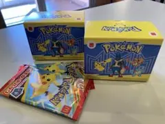 （レア　エラプリ）ポケモン ピカチュウ おもちゃ 2個セット　ポケモンカード2組