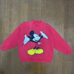 90s/アメリカ製/Disney/ディズニー/ミッキー/ロゴ/スウェット/