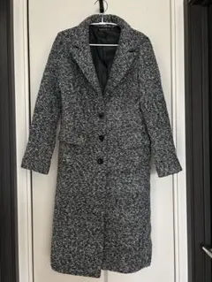 GORGE ロングコート ブラックホワイト