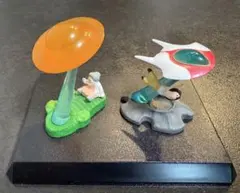 宇宙船とUFOのミニチュアフィギュアセット
