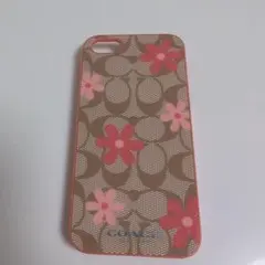 COACH iPhoneケース 花柄 シグネチャー