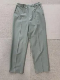 UNIQLO スマートアンクルパンツ グリーン M