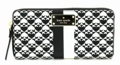kate spade ケイトスペード ラウンドファスナー 長財布 レザー PVC