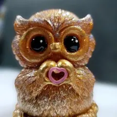 533オルゴナイト フクロウ 金運仕事運 魔除け邪気祓い 恋愛運