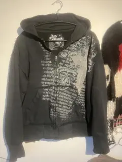 00s archive y2k グランジ　ジップパーカー　お兄系　平成ギャル