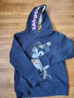 BABYDOLL ミニーマウス ヒョウ柄 パーカー 120