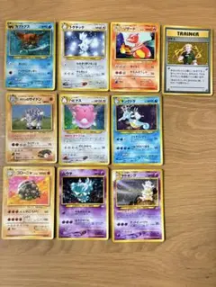 【旧裏】ポケモンカード キラ 10枚セット（カブトプス・ハピナス・リザード等）のサムネイル