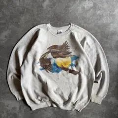 90s USA製 フルーツオブザルーム ヴィンテージスウェット グレー XL