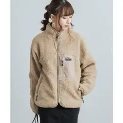 KANGOL フリースジャケット ベージュ