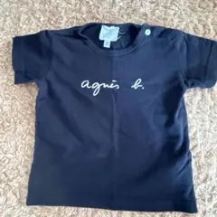 agnès b. ブラック Tシャツ 18ヶ月
