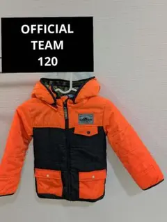OFFICIAL TEAM オレンジ ダウンコート　120 迷彩